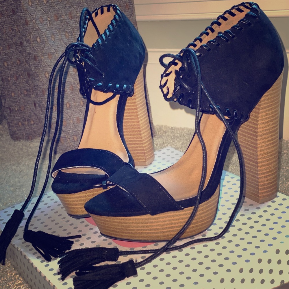 Black heels